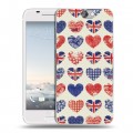 Дизайнерский силиконовый чехол для HTC One A9 British love