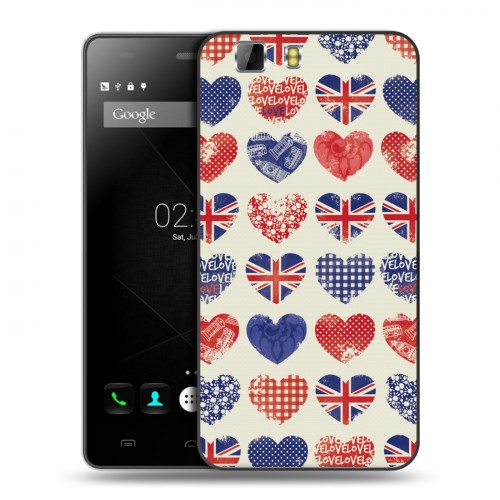 Дизайнерский силиконовый чехол для Doogee X5 British love