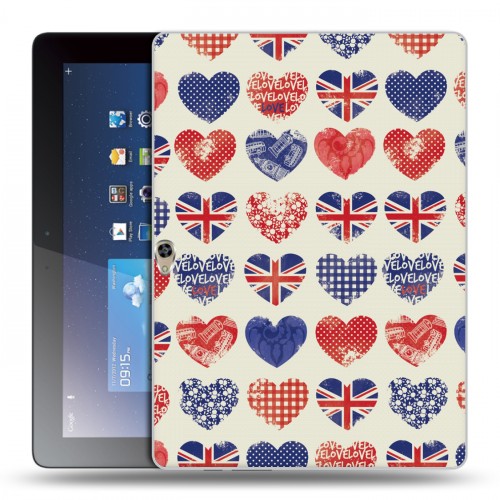 Дизайнерский силиконовый чехол для Huawei MediaPad M2 10 British love