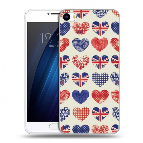 Дизайнерский пластиковый чехол для Meizu U20 British love