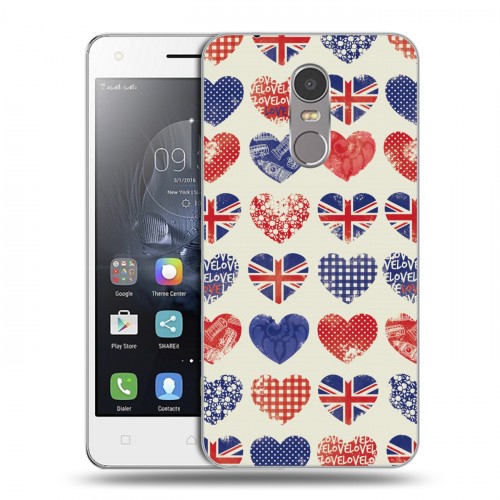 Дизайнерский пластиковый чехол для Lenovo K6 Note British love