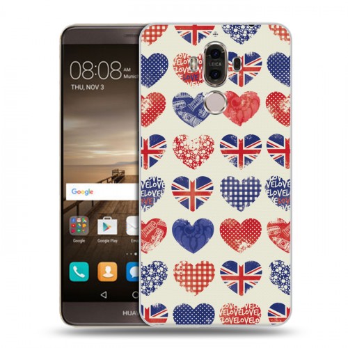 Дизайнерский пластиковый чехол для Huawei Mate 9 British love