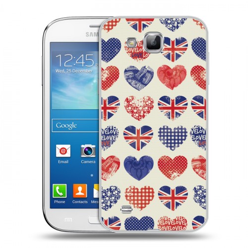 Дизайнерский пластиковый чехол для Samsung Galaxy Premier British love