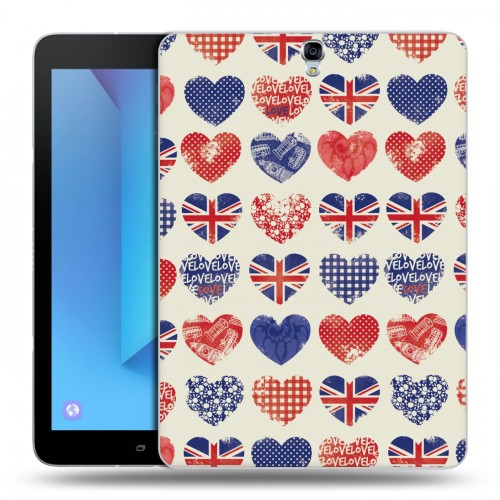 Дизайнерский силиконовый чехол для Samsung Galaxy Tab S3 British love