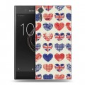 Дизайнерский пластиковый чехол для Sony Xperia XZs British love