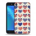 Дизайнерский силиконовый чехол для Asus ZenFone Live British love