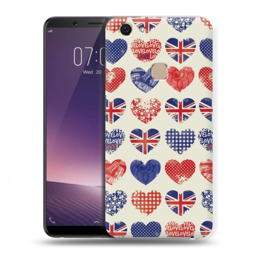 Дизайнерский пластиковый чехол для Vivo V7 British love