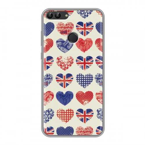 Дизайнерский силиконовый чехол для Huawei P Smart British love