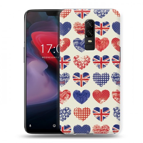 Дизайнерский пластиковый чехол для OnePlus 6 British love