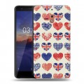 Дизайнерский силиконовый чехол для Nokia 2.1 British love