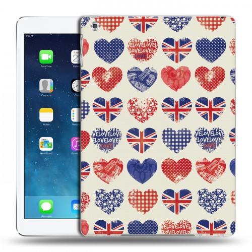 Дизайнерский силиконовый чехол для Ipad Air British love