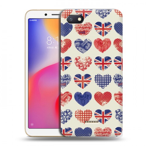 Дизайнерский пластиковый чехол для Xiaomi RedMi 6A British love