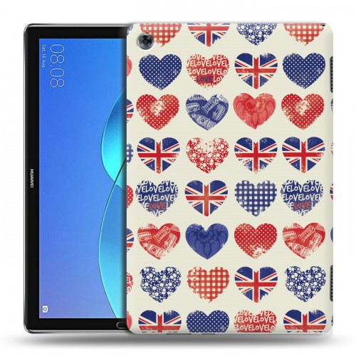 Дизайнерский силиконовый чехол для Huawei MediaPad M5 Lite British love