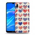 Дизайнерский пластиковый чехол для Huawei Y6 (2019) British love