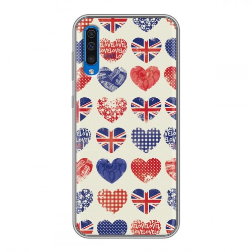 Дизайнерский силиконовый чехол для Samsung Galaxy A50 British love