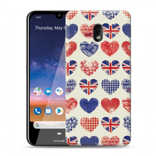 Дизайнерский пластиковый чехол для Nokia 2.2 British love