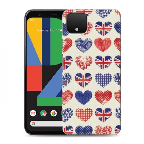 Дизайнерский пластиковый чехол для Google Pixel 4 XL British love
