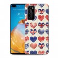 Дизайнерский пластиковый чехол для Huawei P40 British love