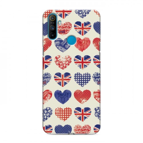 Дизайнерский силиконовый чехол для Realme C3 British love