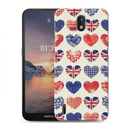 Дизайнерский силиконовый чехол для Nokia 1.3 British love