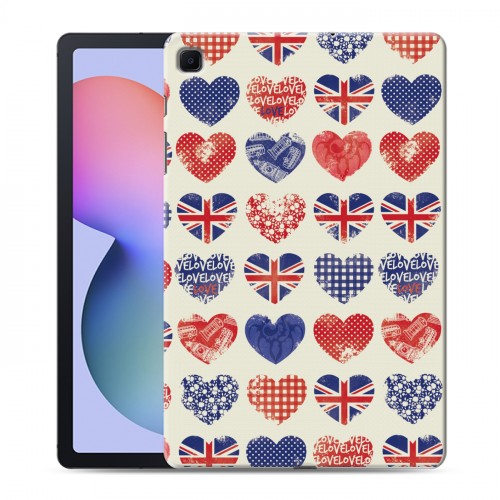 Дизайнерский силиконовый чехол для Samsung Galaxy Tab S6 Lite British love