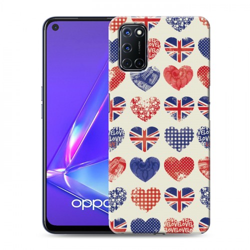 Дизайнерский пластиковый чехол для OPPO A52 British love