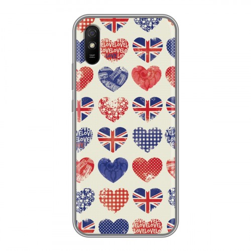 Дизайнерский силиконовый с усиленными углами чехол для Xiaomi RedMi 9A British love