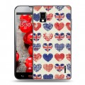 Дизайнерский пластиковый чехол для LG Optimus G British love