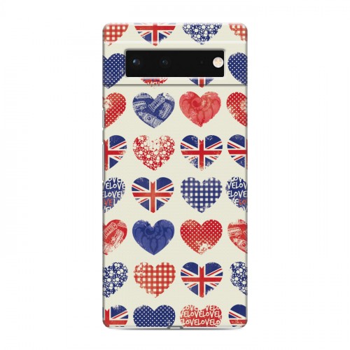 Дизайнерский пластиковый чехол для Google Pixel 6 British love