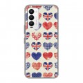 Дизайнерский силиконовый чехол для Tecno Camon 18 British love