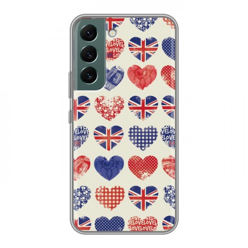 Дизайнерский силиконовый чехол для Samsung Galaxy S22 British love