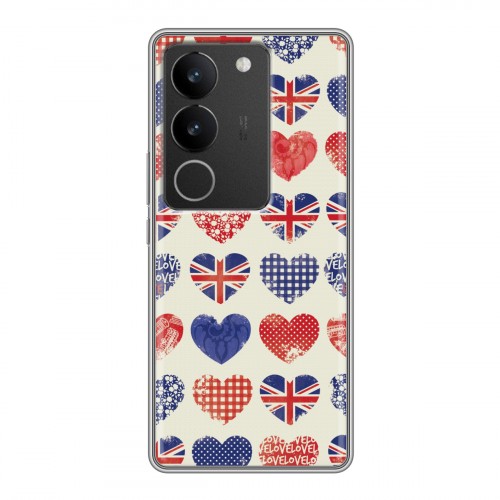 Дизайнерский силиконовый чехол для Vivo S17 British love