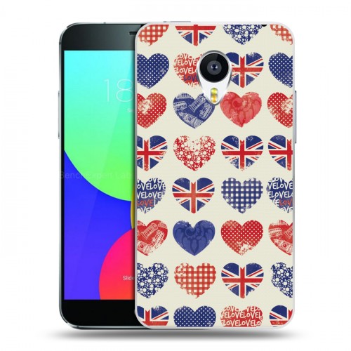 Дизайнерский пластиковый чехол для Meizu MX4 British love