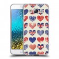 Дизайнерский пластиковый чехол для Samsung Galaxy E5 British love