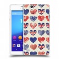 Дизайнерский пластиковый чехол для Sony Xperia C4 British love