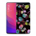 Дизайнерский силиконовый чехол для OPPO Find X Принты листьев