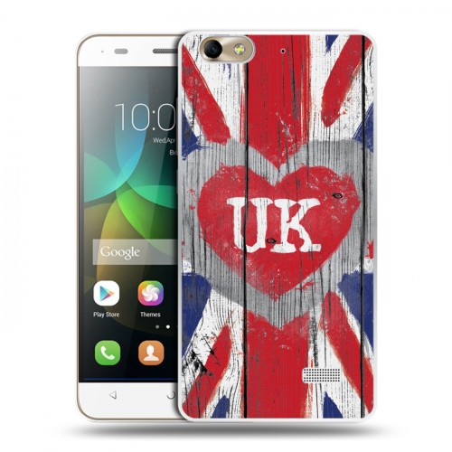 Дизайнерский пластиковый чехол для Huawei Honor 4C British love