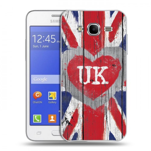 Дизайнерский силиконовый чехол для Samsung Galaxy J7 British love