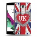 Дизайнерский пластиковый чехол для LG G4 S British love