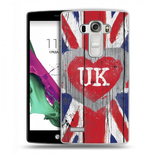 Дизайнерский пластиковый чехол для LG G4 S British love