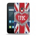 Дизайнерский пластиковый чехол для Alcatel One Touch Pixi 3 (4.5) British love