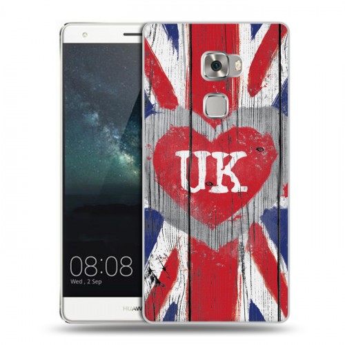 Дизайнерский пластиковый чехол для Huawei Mate S British love