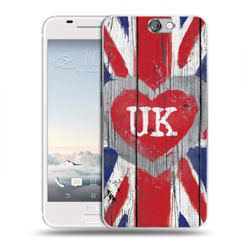 Дизайнерский пластиковый чехол для HTC One A9 British love