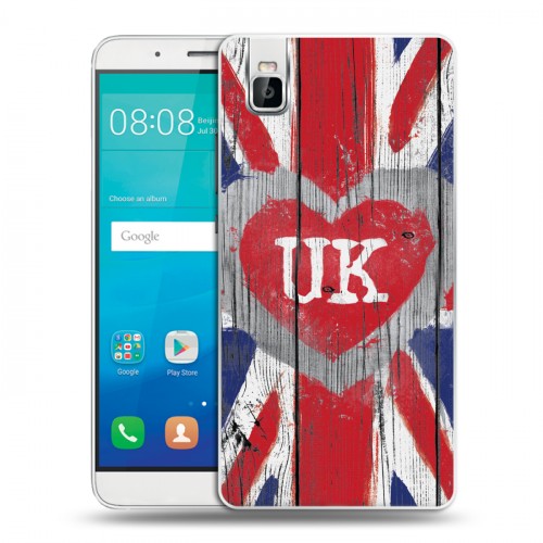 Дизайнерский пластиковый чехол для Huawei ShotX British love