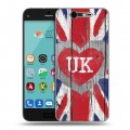 Дизайнерский силиконовый чехол для ZTE Blade S7 British love