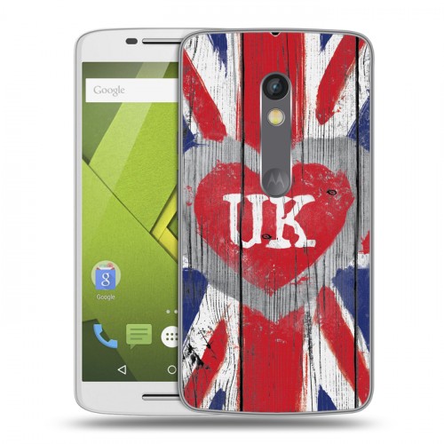 Дизайнерский пластиковый чехол для Lenovo Moto X Play British love