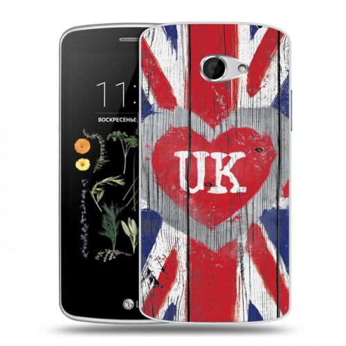 Дизайнерский силиконовый чехол для LG K5 British love