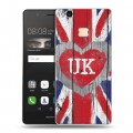 Дизайнерский пластиковый чехол для Huawei P9 Lite British love