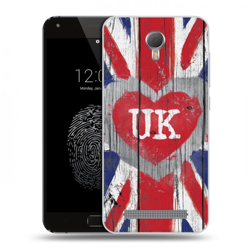 Дизайнерский пластиковый чехол для Umi Touch British love