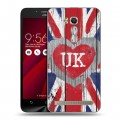 Дизайнерский пластиковый чехол для ASUS Zenfone Go 5.5 British love